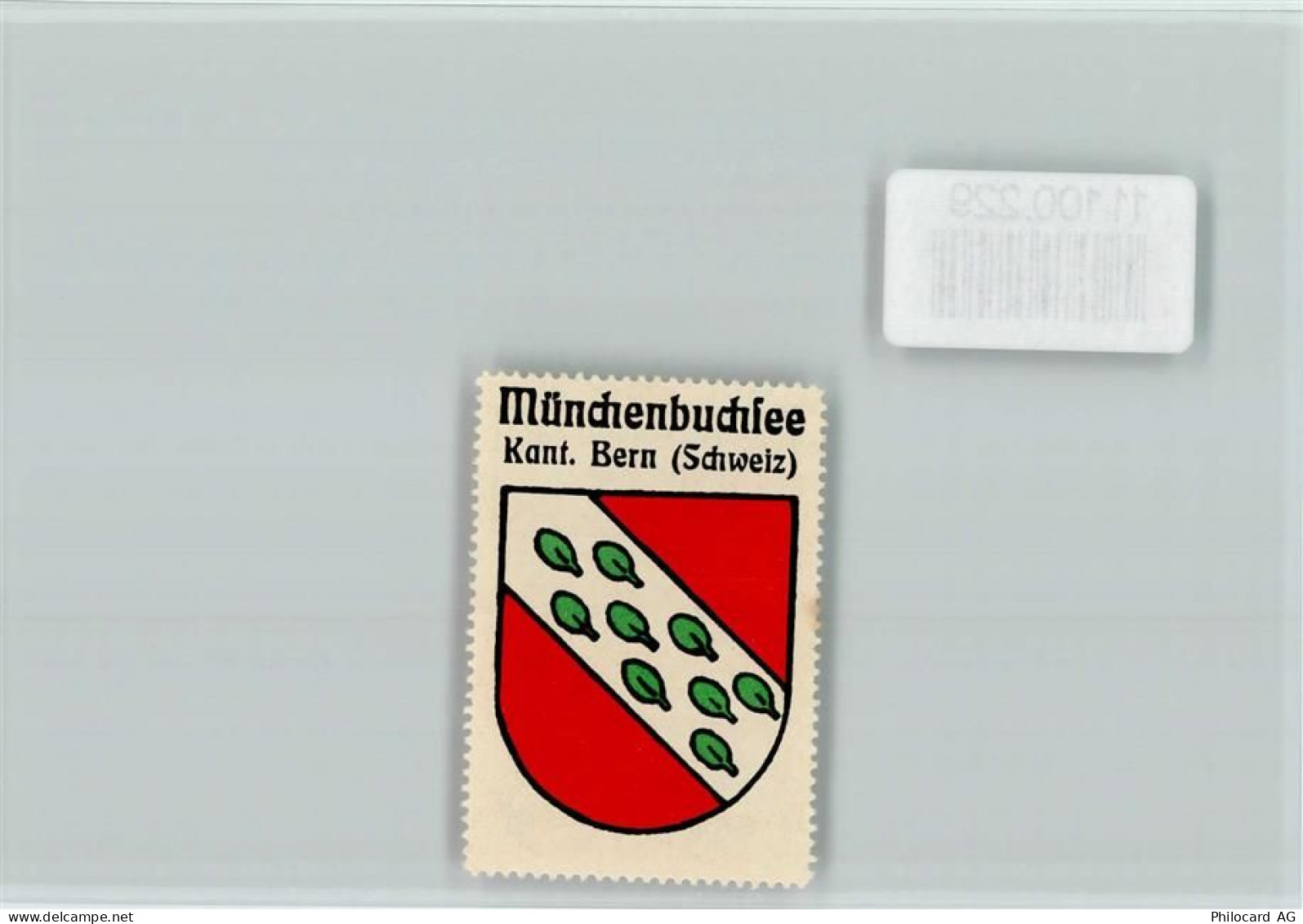 3053 Münchenbuchsee - Vignette Wappen Kaffee Hag ca 1920-1940 - 11100229