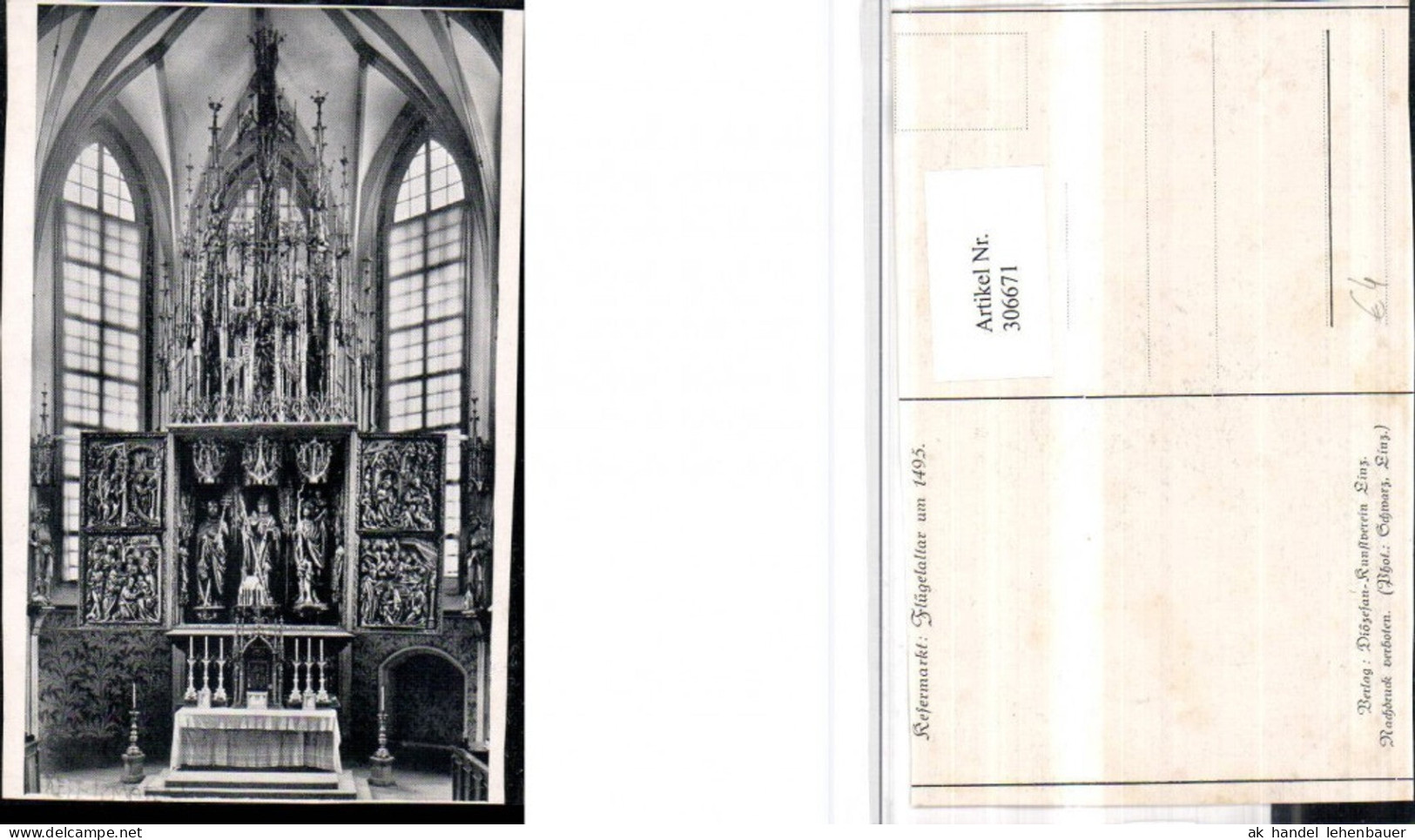 306671,Kefermarkt Kirche Innenansicht Flügelaltar