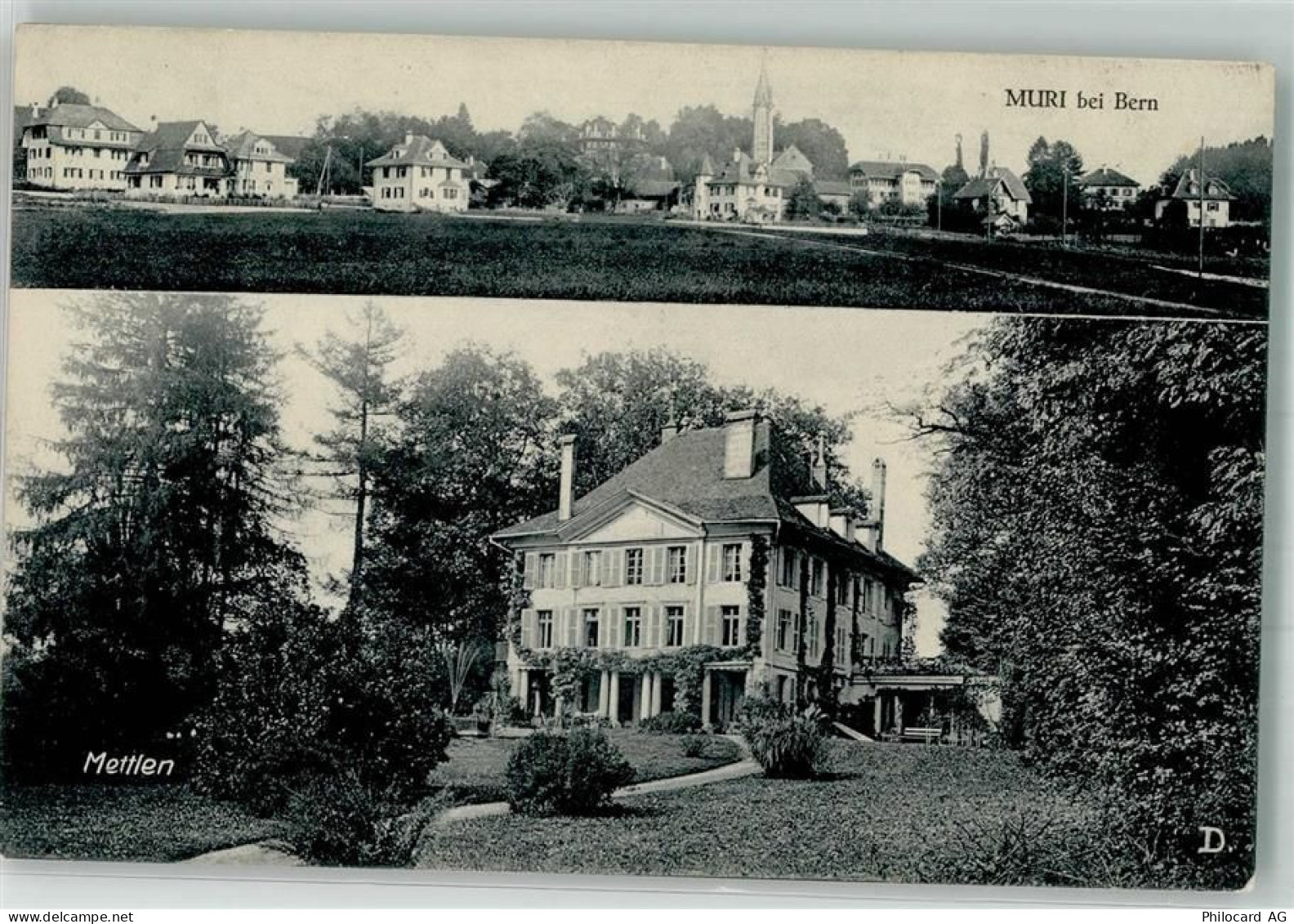 3074 Muri b. Bern 1917 Foto AK - 13552077