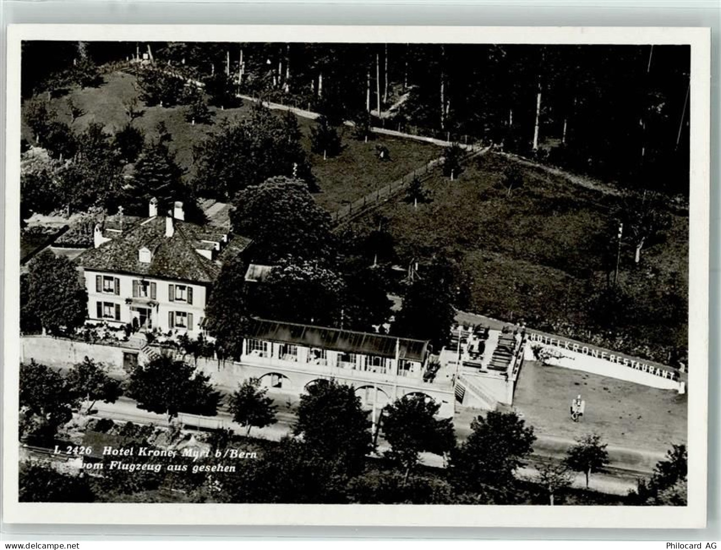 3074 Muri b. Bern - Fliegeraufnahme Hotel Krone - 13223077