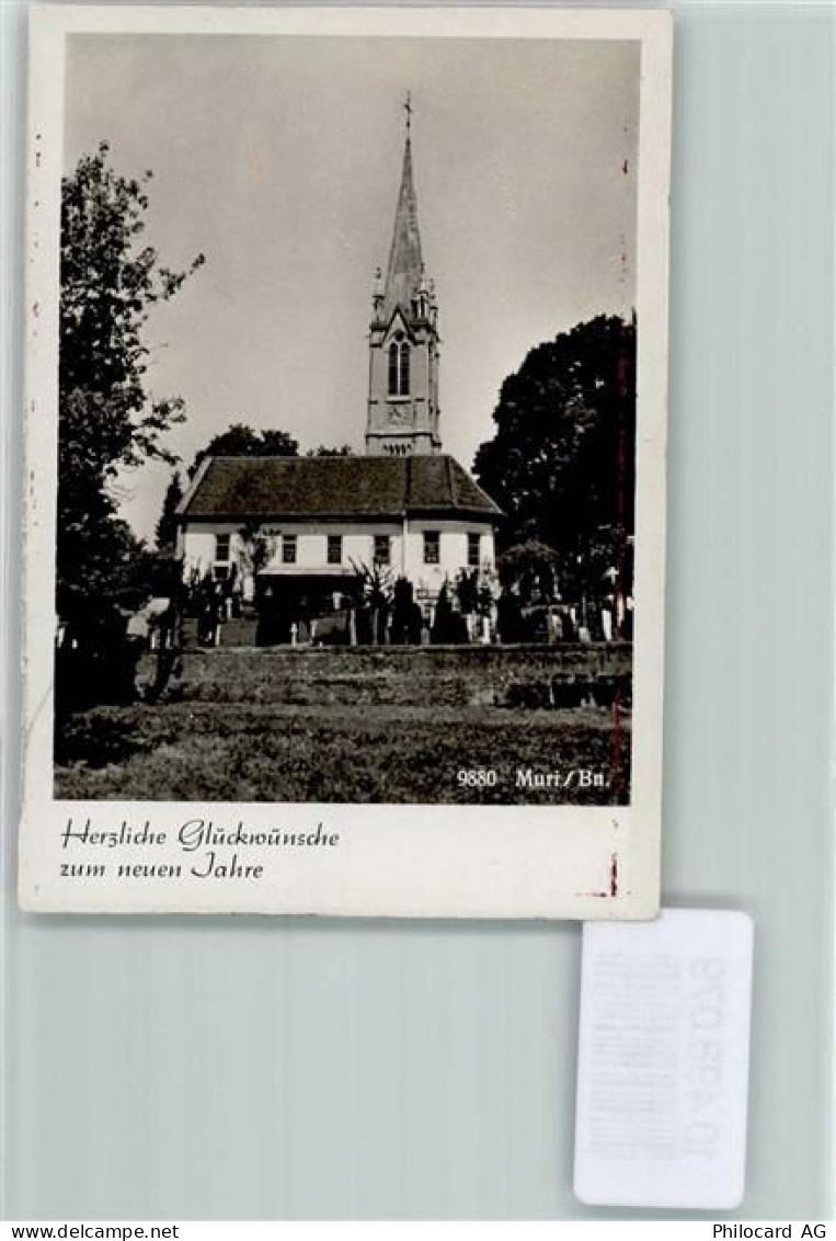 3074 Muri b. Bern FOTO KEINE AK Foto 10cm x 7cm Neujahrswünsche Kirche... - 10498079