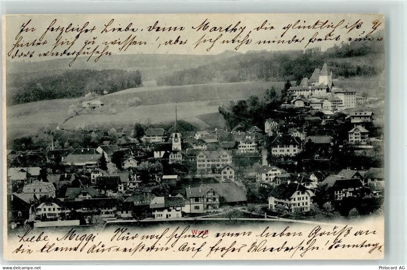 3076 Worb 1900 - Kirche - 13906668