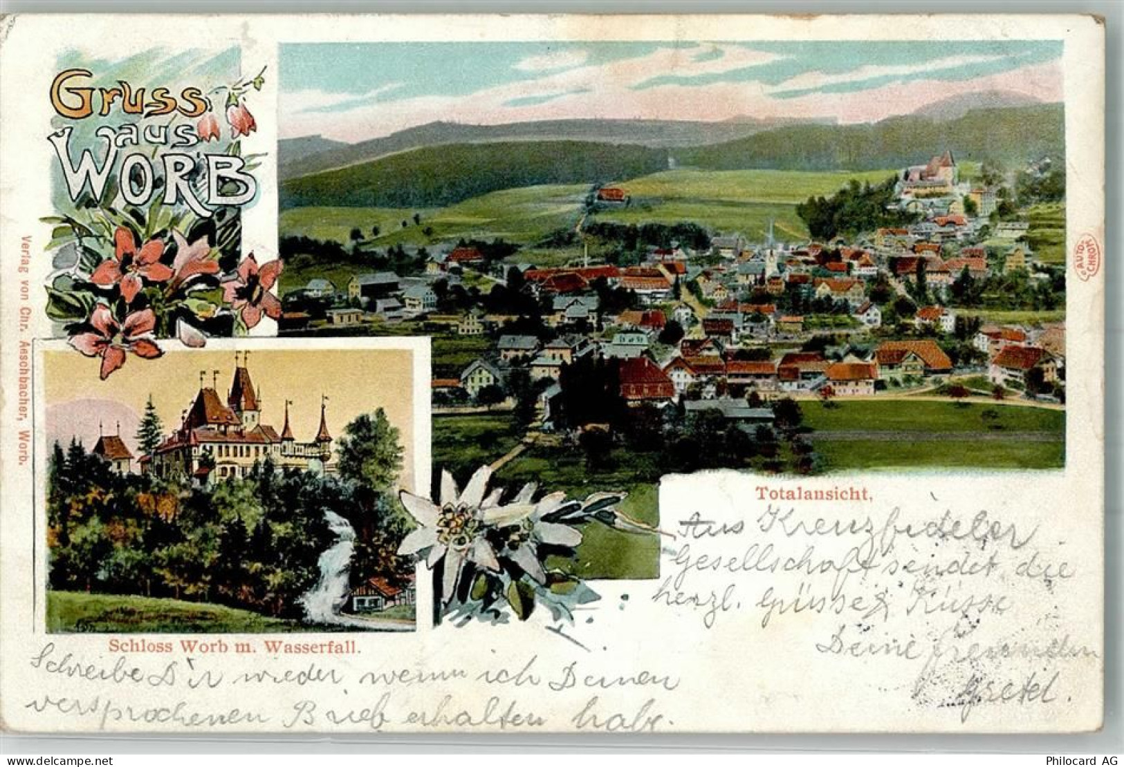 3076 Worb 1906 - Schloss Worb - 13986851