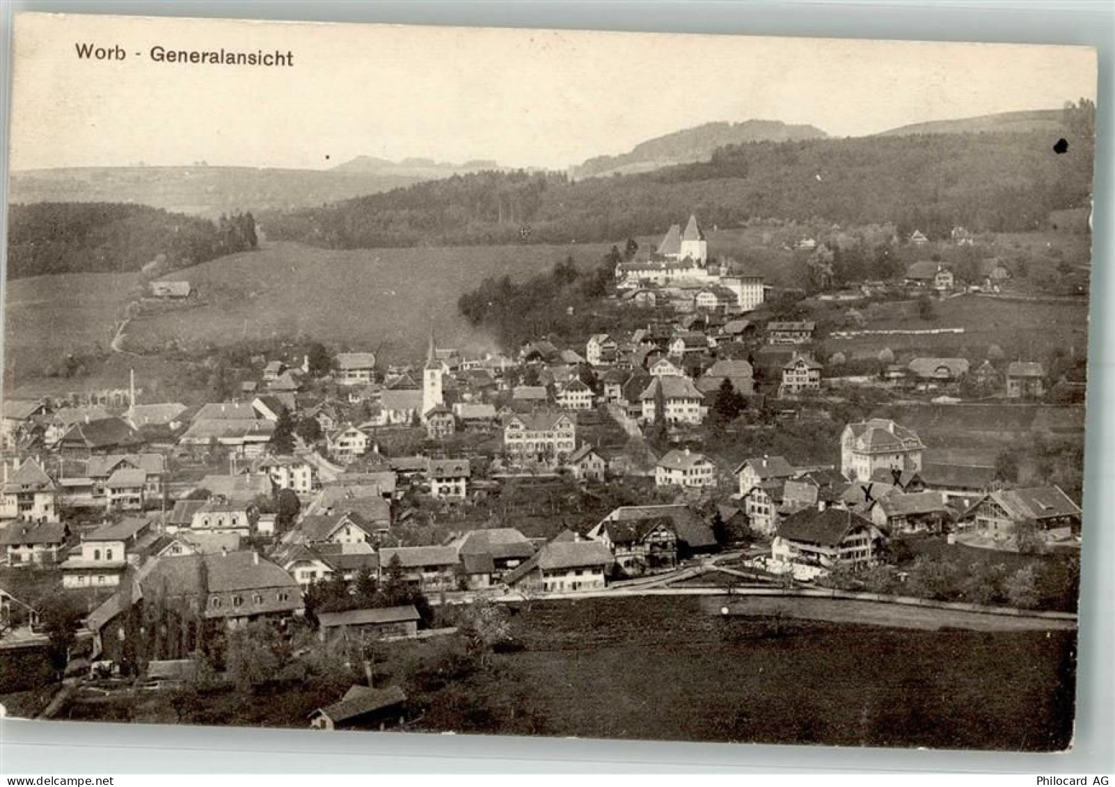 3076 Worb 1916 Foto AK - 10741615