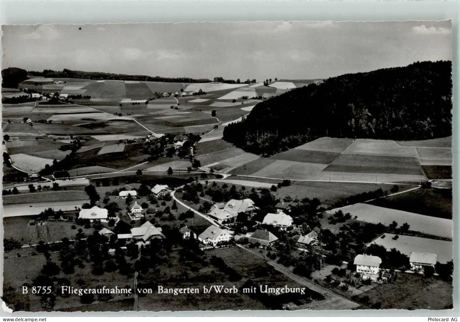 3076 Worb Gebrauchsspuren Fliegeraufnahme Bangerten - 13224968