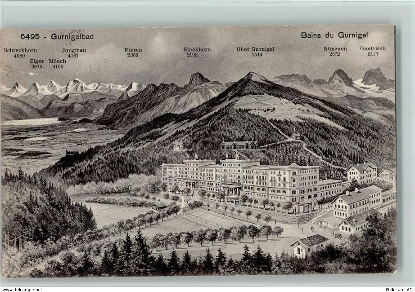 3099 Rüti b. Riggisberg 19209 Künstlerkarte Gurnigelbad - Nr. 6495 Photo... - 13078735