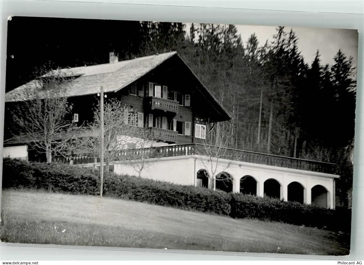 3099 Rüti b. Riggisberg 1943 Foto AK Pension Ferienheim - 13993945