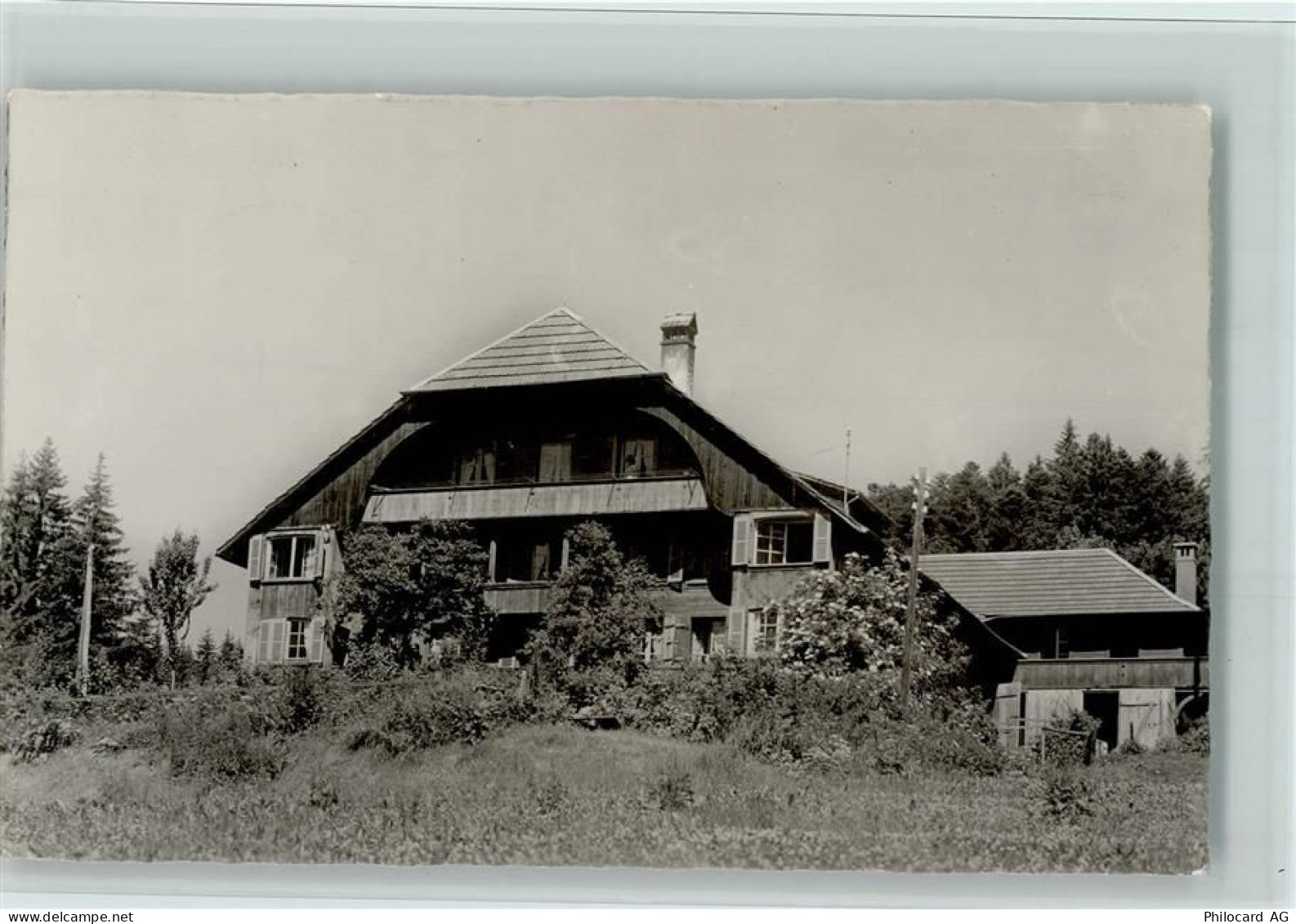 3099 Rüti b. Riggisberg 1950 Foto AK Pension Sonnhalde Plötschweid - 13085783