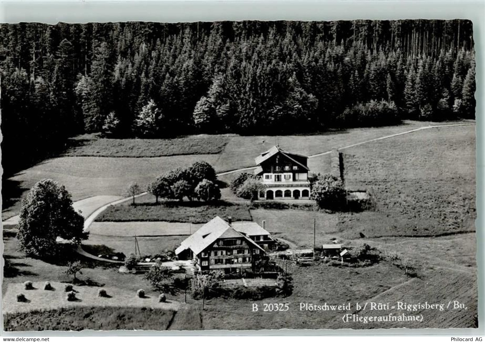 3099 Rüti b. Riggisberg Gebrauchsspuren Fliegeraufnahme Plötschweid - 13132783