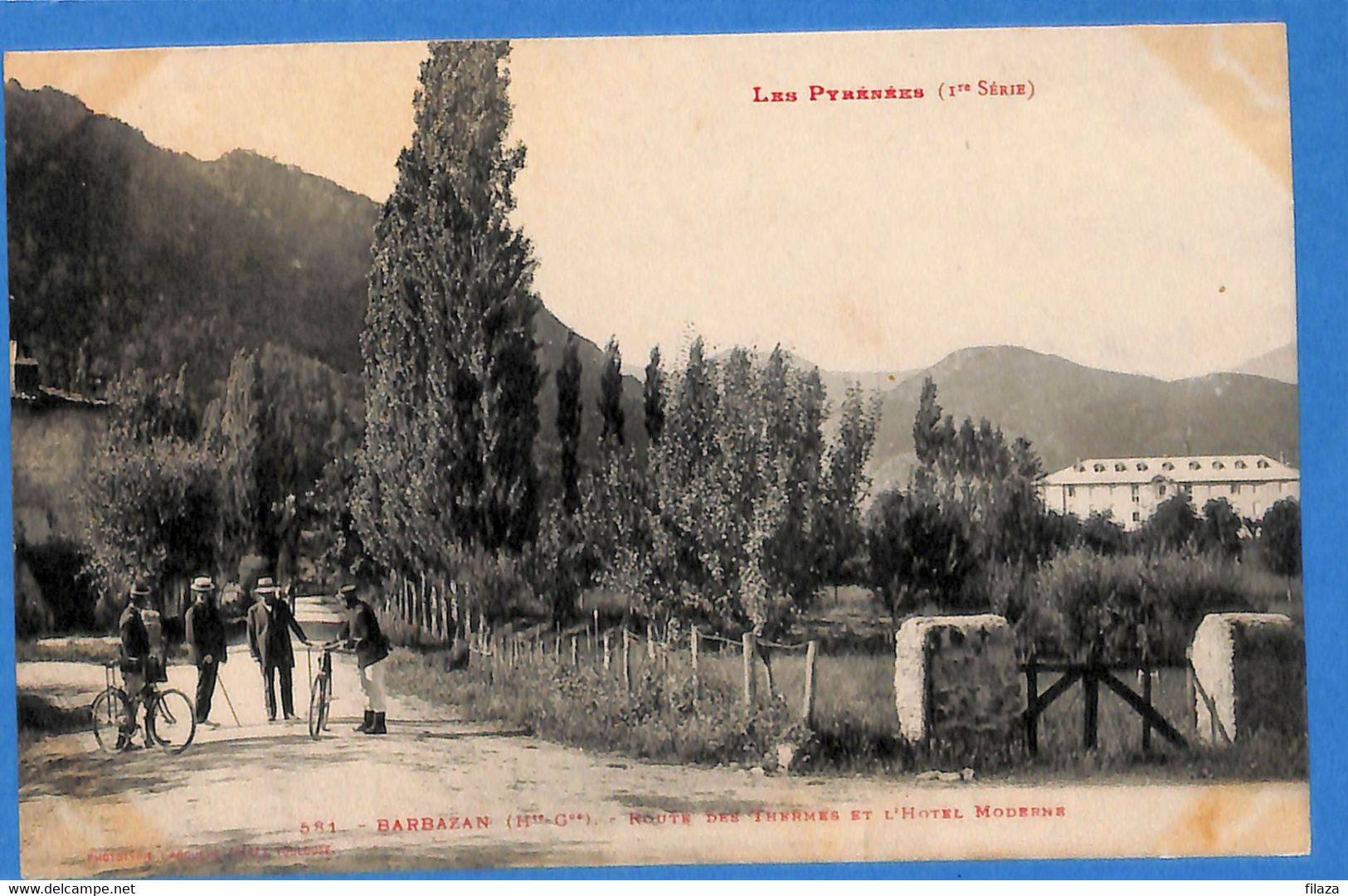 31 - Haute Garonne -  Barbazan - Route des Thermes et l'Hotel Moderne    (N5713)