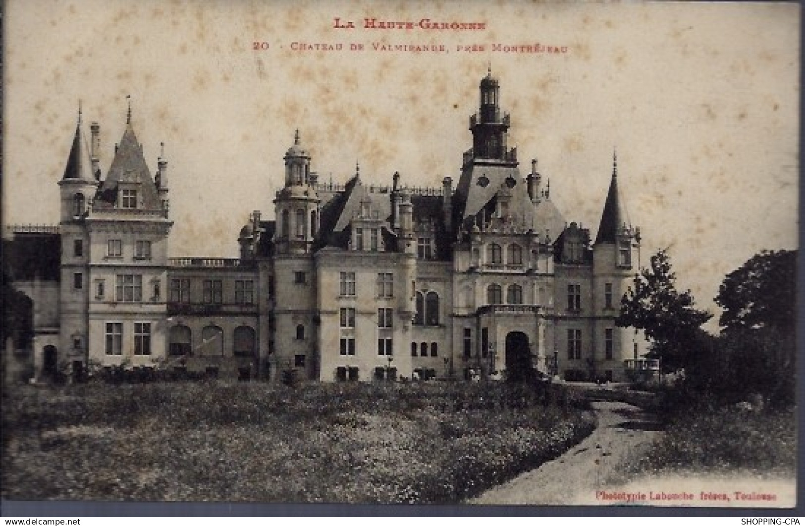 31 - Près Montréjeau - Château de Valmirande -  Non voyagé - Dos divisé...