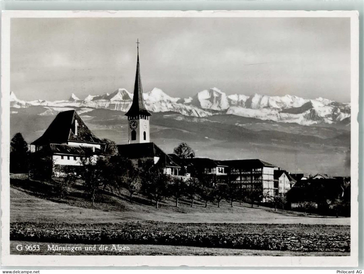 3110 Münsingen - Alpenkette Kath. Kirche - 10304089