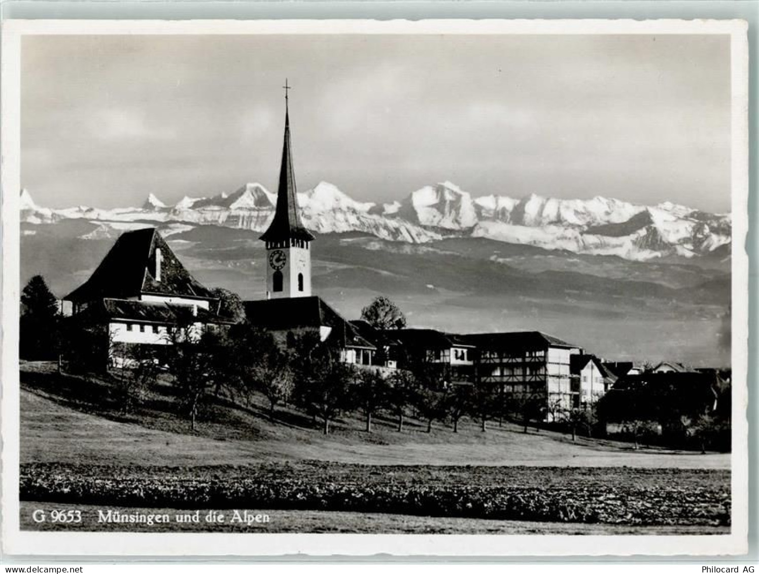 3110 Münsingen - Alpenkette Kath. Kirche - 10304092