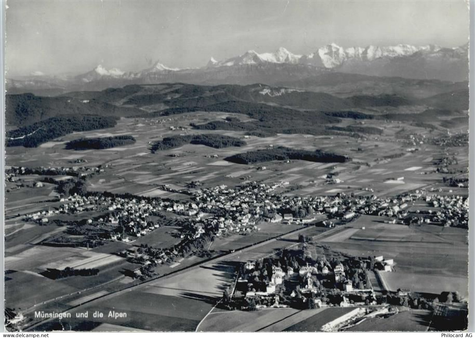 3110 Münsingen - Fliegeraufnahme, Alpen - 50678117