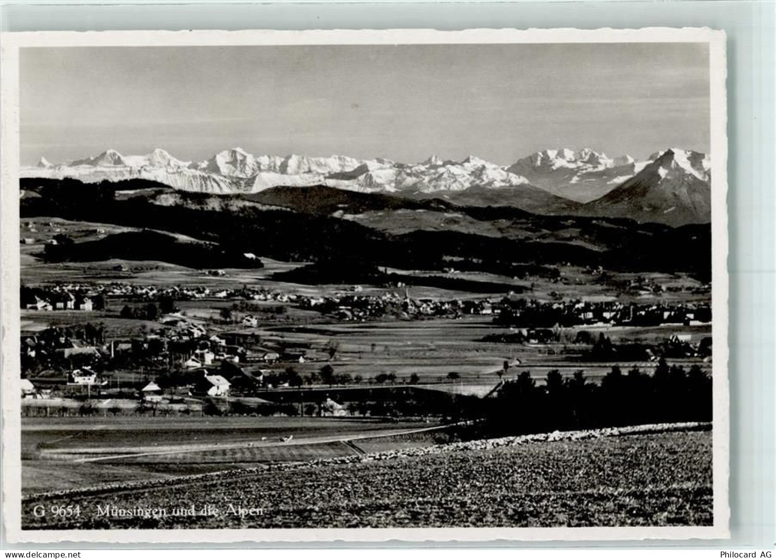 3110 Münsingen - Fliegeraufnahme Alpenkette - 10304090