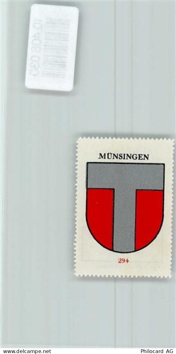 3110 Münsingen - Vignette Wappen Kaffee Hag ca 1920-1940 - 10408030