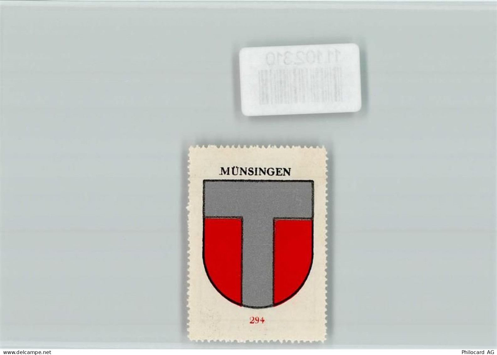 3110 Münsingen - Vignette Wappen Kaffee Hag ca 1920-1940 - 11102310