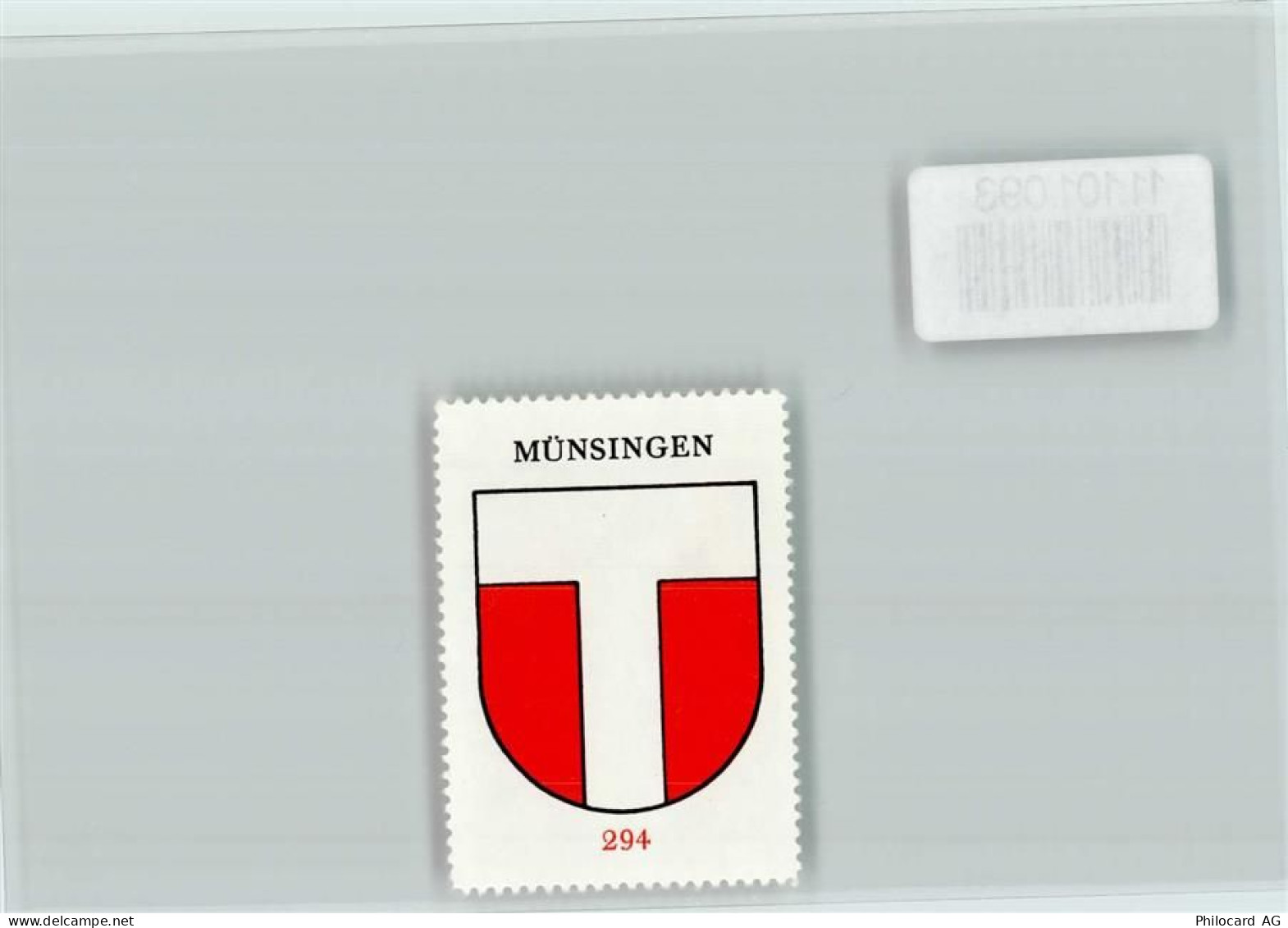 3110 Münsingen - Vignette Wappen Kaffee Hag ca 1920-1940 Münsingen - 11101093