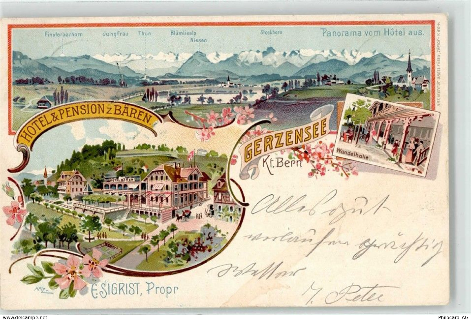 3115 Gerzensee - 1901 Hotel Pension zum Bären Wandelhalle - 52172874