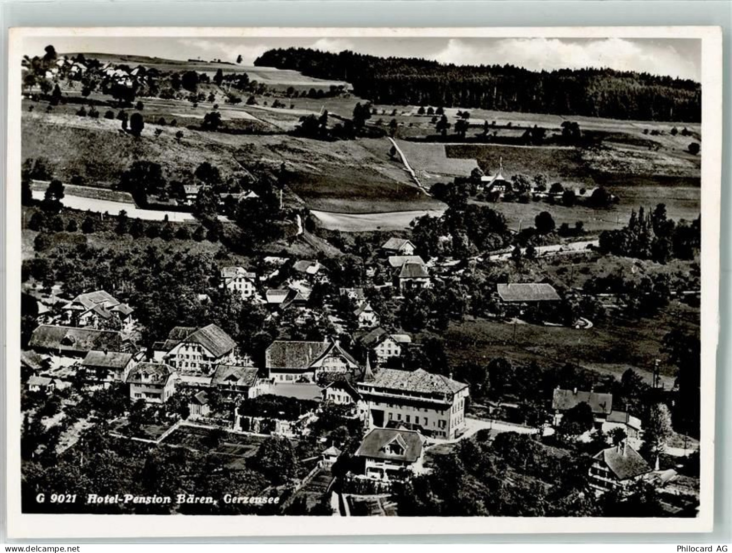3115 Gerzensee - Fliegeraufnahme Hotel Pension Bären - 13223033