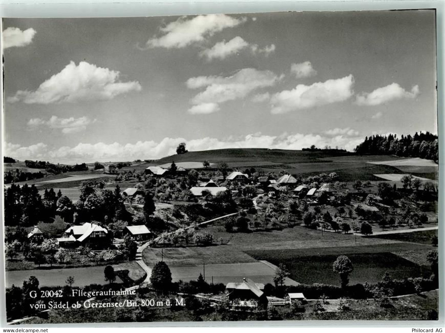 3115 Gerzensee - Fliegeraufnahme vom Sädel - 13133685