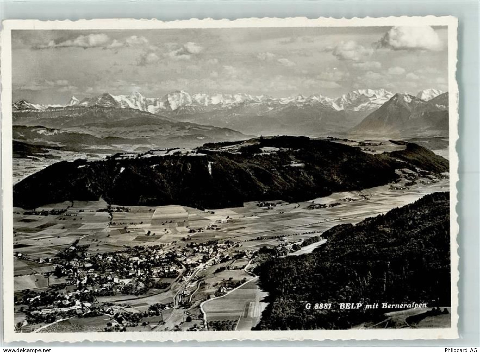 3123 Belp - Fliegeraufnahme mit Berneralpen - 13137725