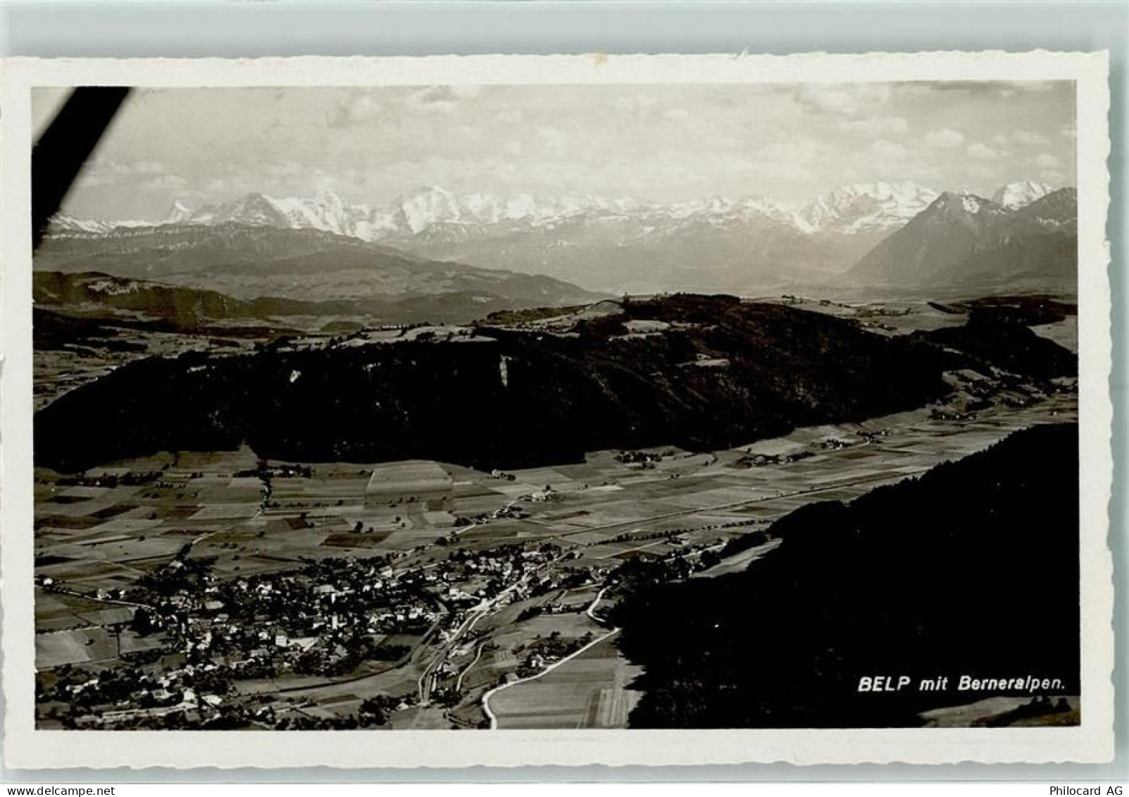 3123 Belp - Fliegeraufnahme mit Berneralpen - 13137855