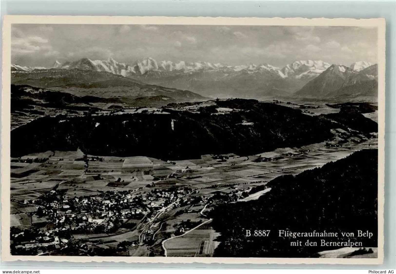 3123 Belp - Fliegeraufnahme mit den Berneralpen - 13137864