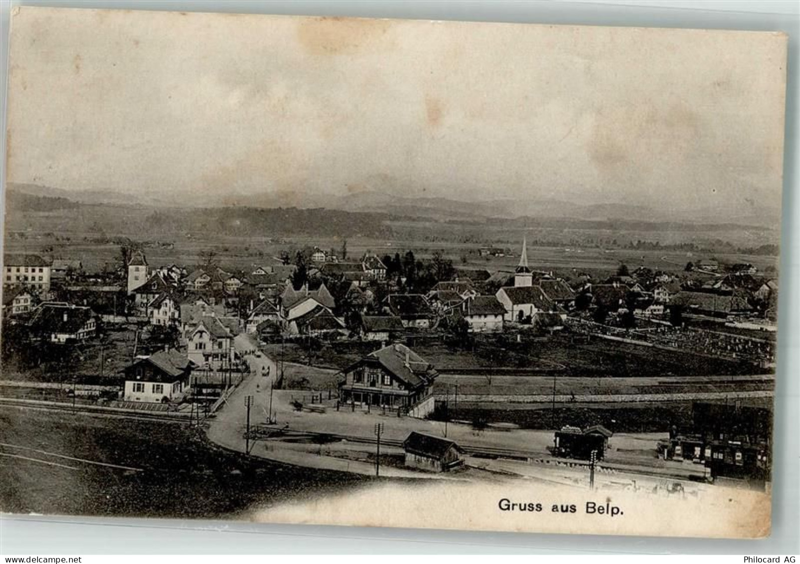 3123 Belp Foto AK Feldpost Bataillon Nr, 33 Bahnhof - 13993996