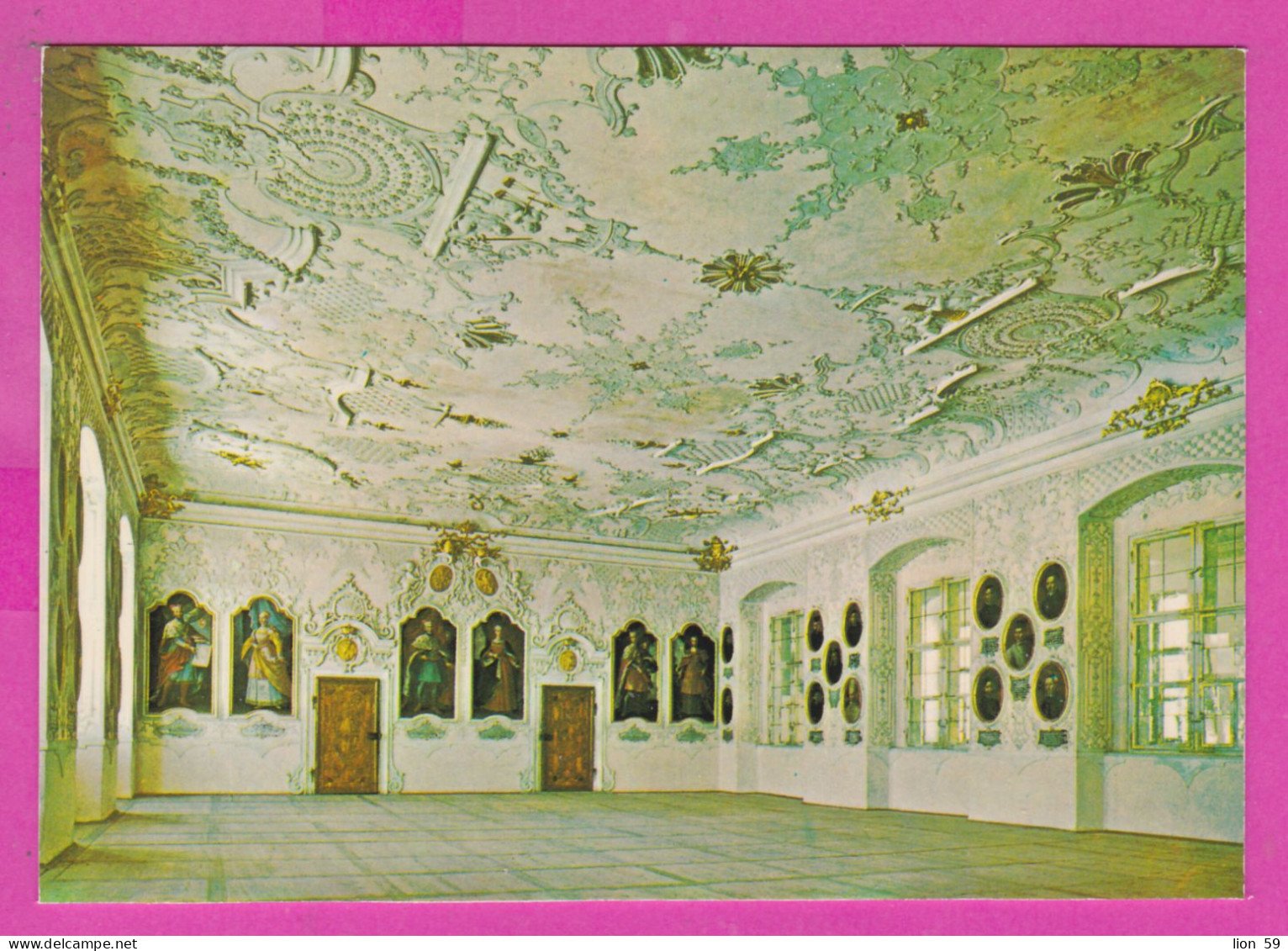 312703 / Austria - Sankt Lambrecht , Monastery - Konklave oder Prälatensaal (1739) PC 10.3 x 7.6 cm. Osterreich Autriche