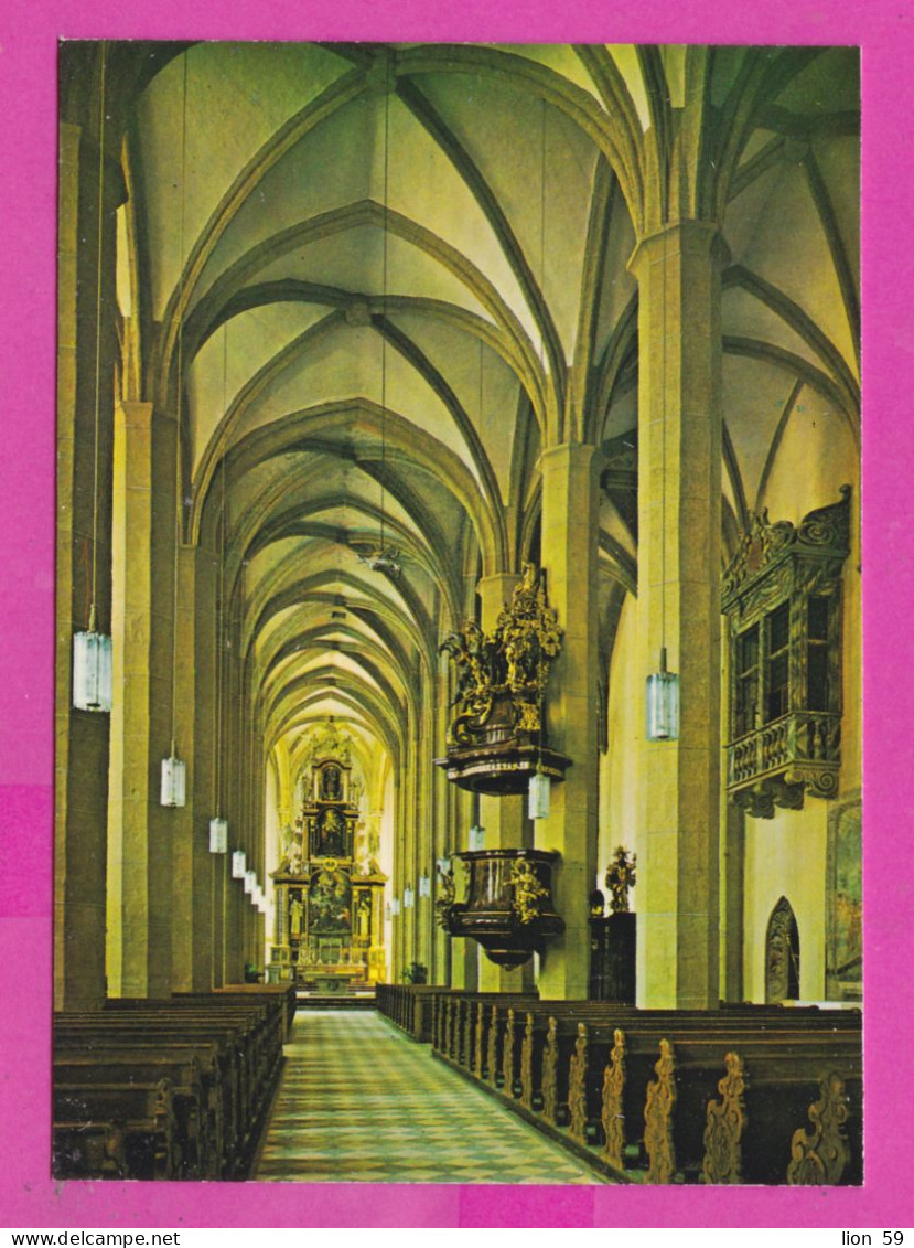 312704 / Austria - St. Sankt Lambrecht , Monastery - Inneres der Stiftskirche (14.jh.) PC 10.3 x 7.6 cm. Osterreich