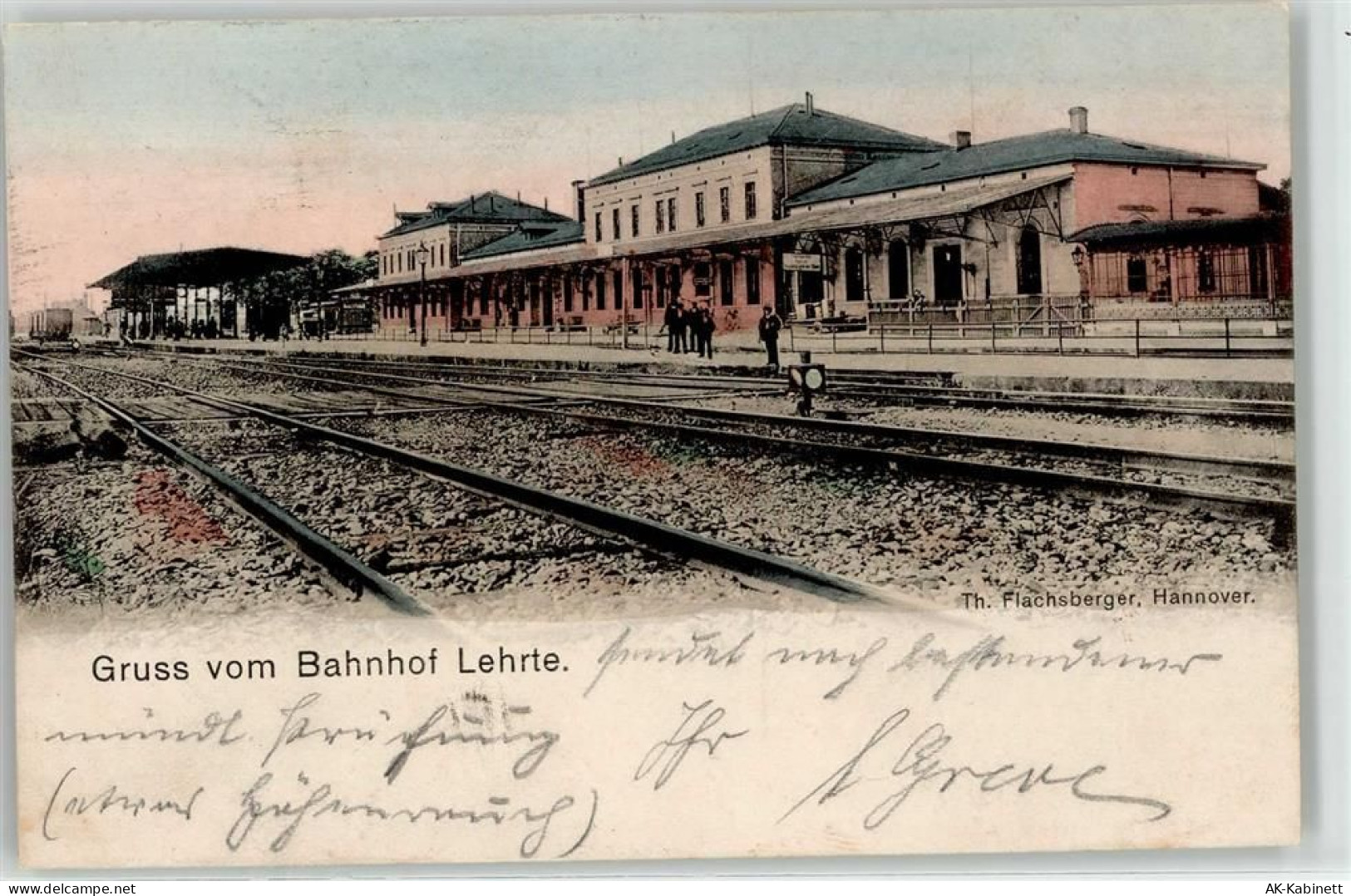 31275 W3160 Lehrte b Hannover 1908 - Bahnhof - 52096670