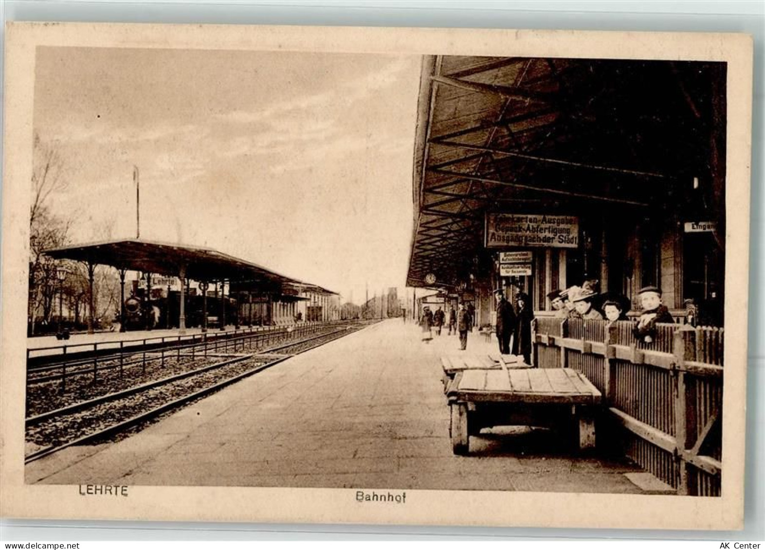 31275 W3160 Lehrte b Hannover 1915 - Bahnhof Eisenbahn - 13622023