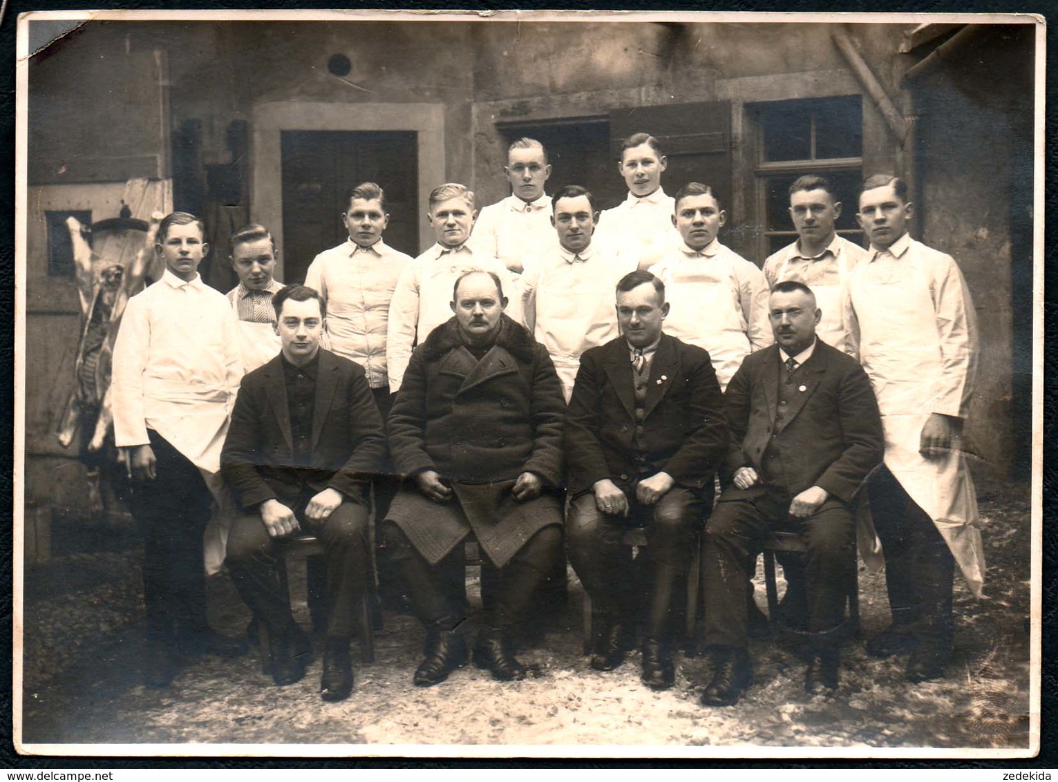 3128 - Foto Burgstädt - Schlachterei Schlachthof oder Fleischerei - Photo König Burgstädt