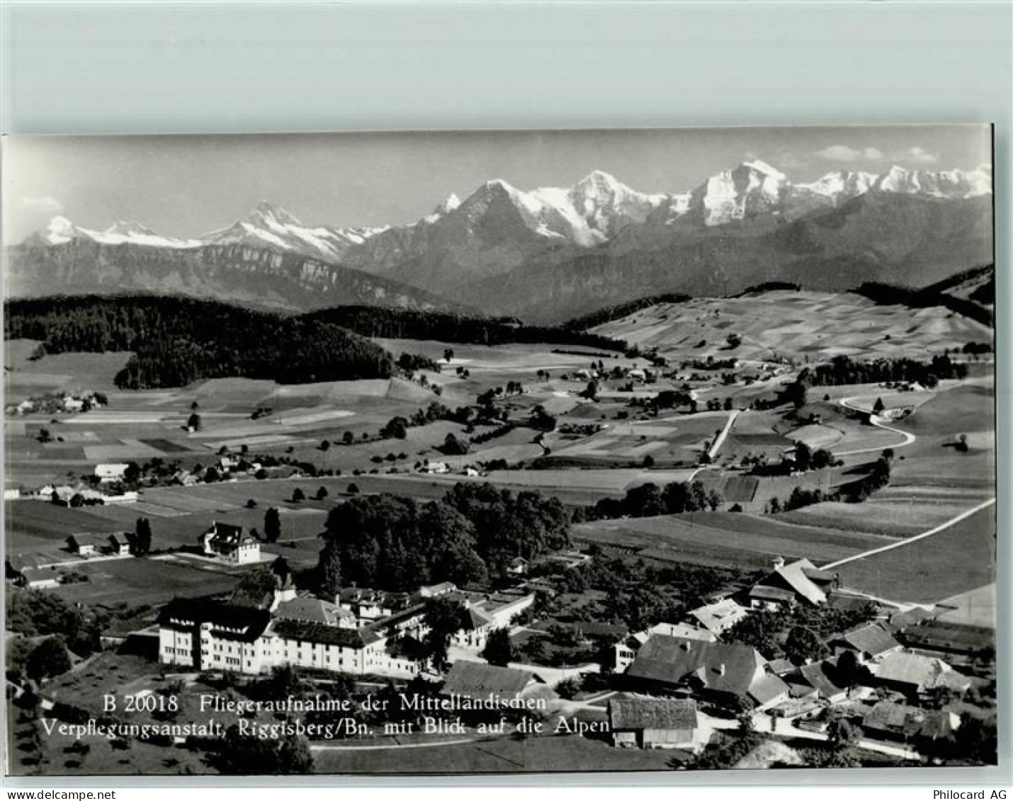 3132 Riggisberg - Fliegeraufnahme der Mittelländischen Verpflegugsanstal... - 13132426