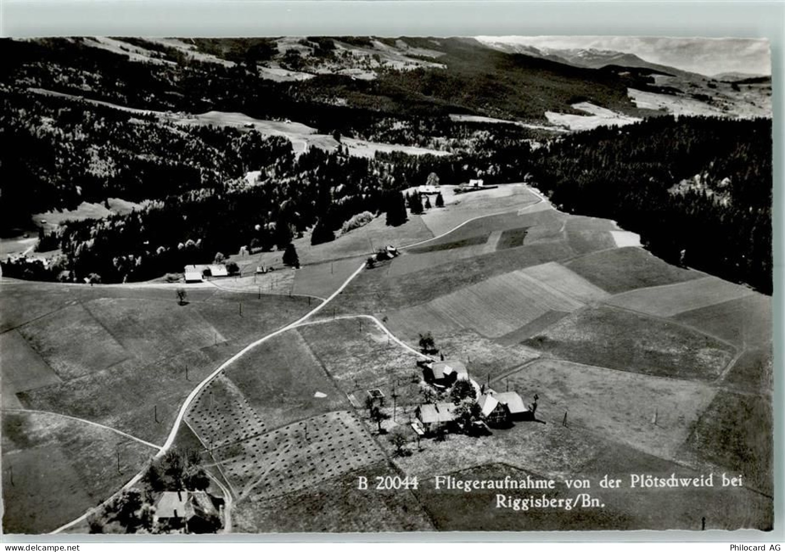 3132 Riggisberg Gebrauchsspuren Fliegeraufnahme von der Plötschweid - 13132792