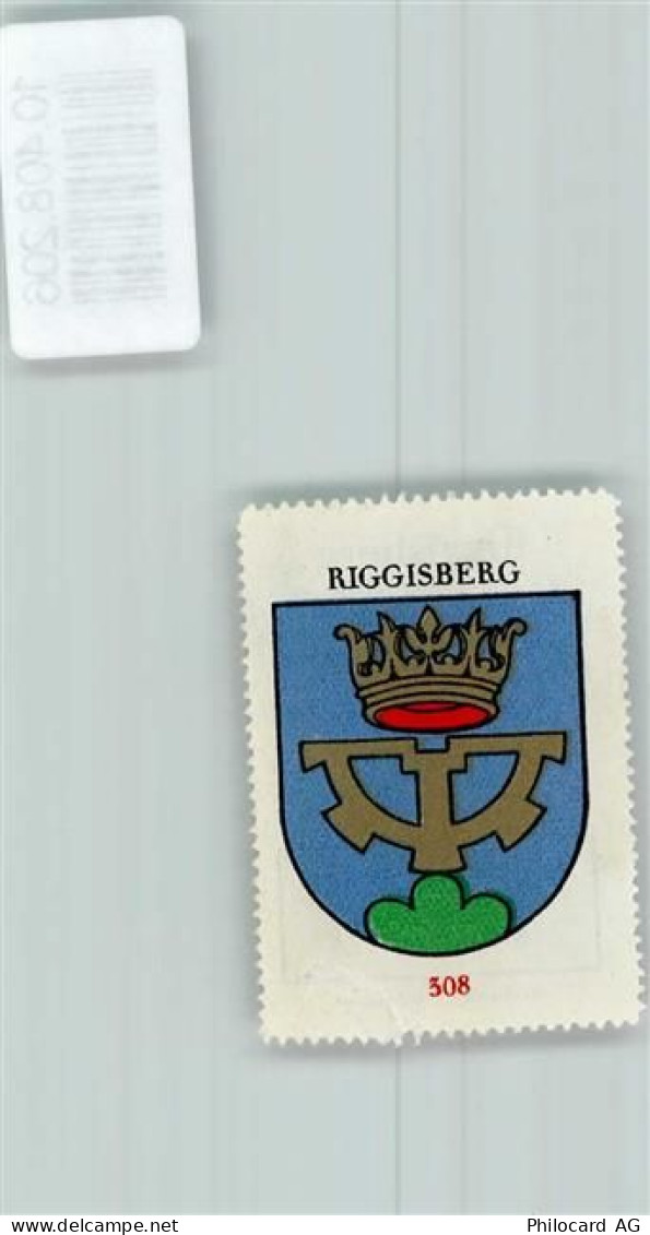 3132 Riggisberg - Vignette Wappen Kaffee Hag ca 1920-1940 - 10408206