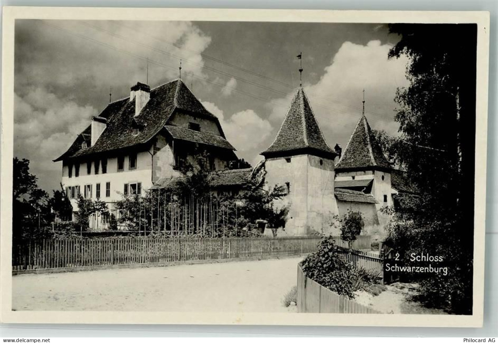 3150 Schwarzenburg Foto AK Schloss - 38022695