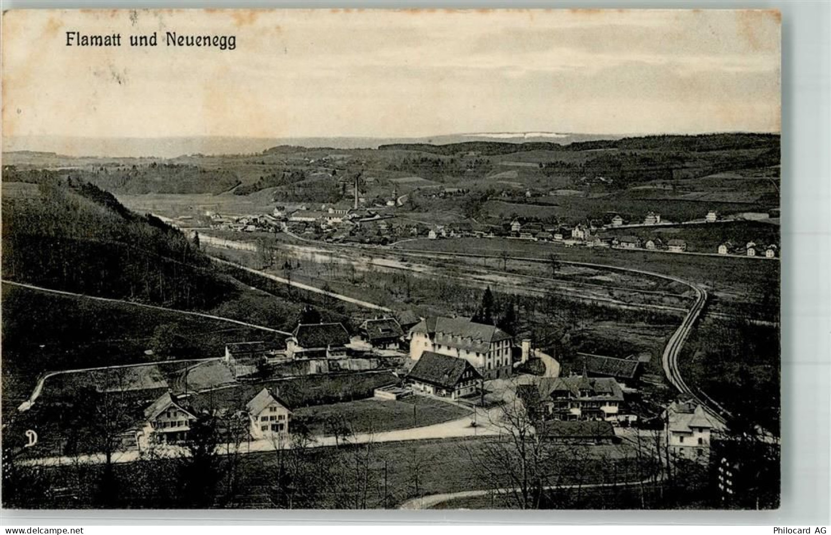 3176 Neuenegg 1917 Foto AK Flamatt - 13552141