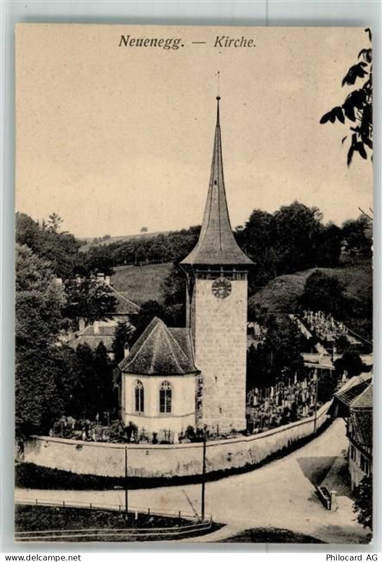 3176 Neuenegg 1925 Foto AK Kirche - 38022422