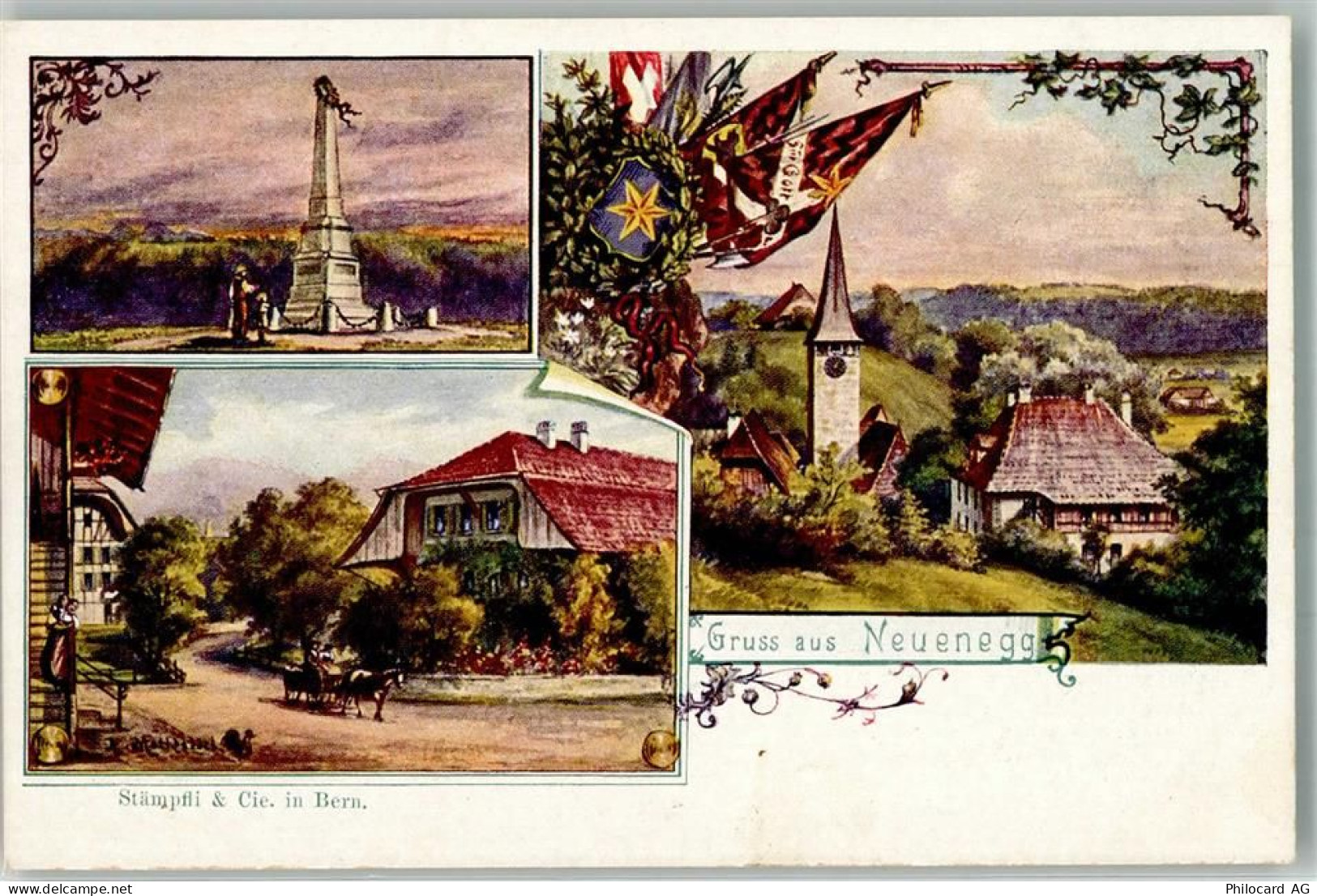 3176 Neuenegg - Denkmal Kirche - 13301979