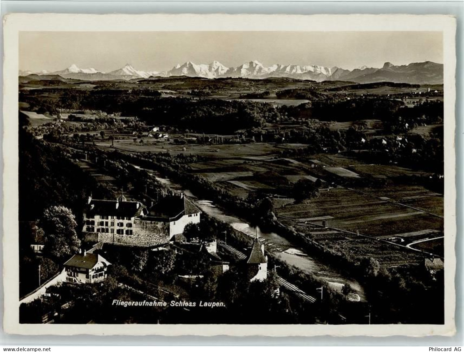 3177 Laupen BE - Luftaufnahme Schloss - 10156222