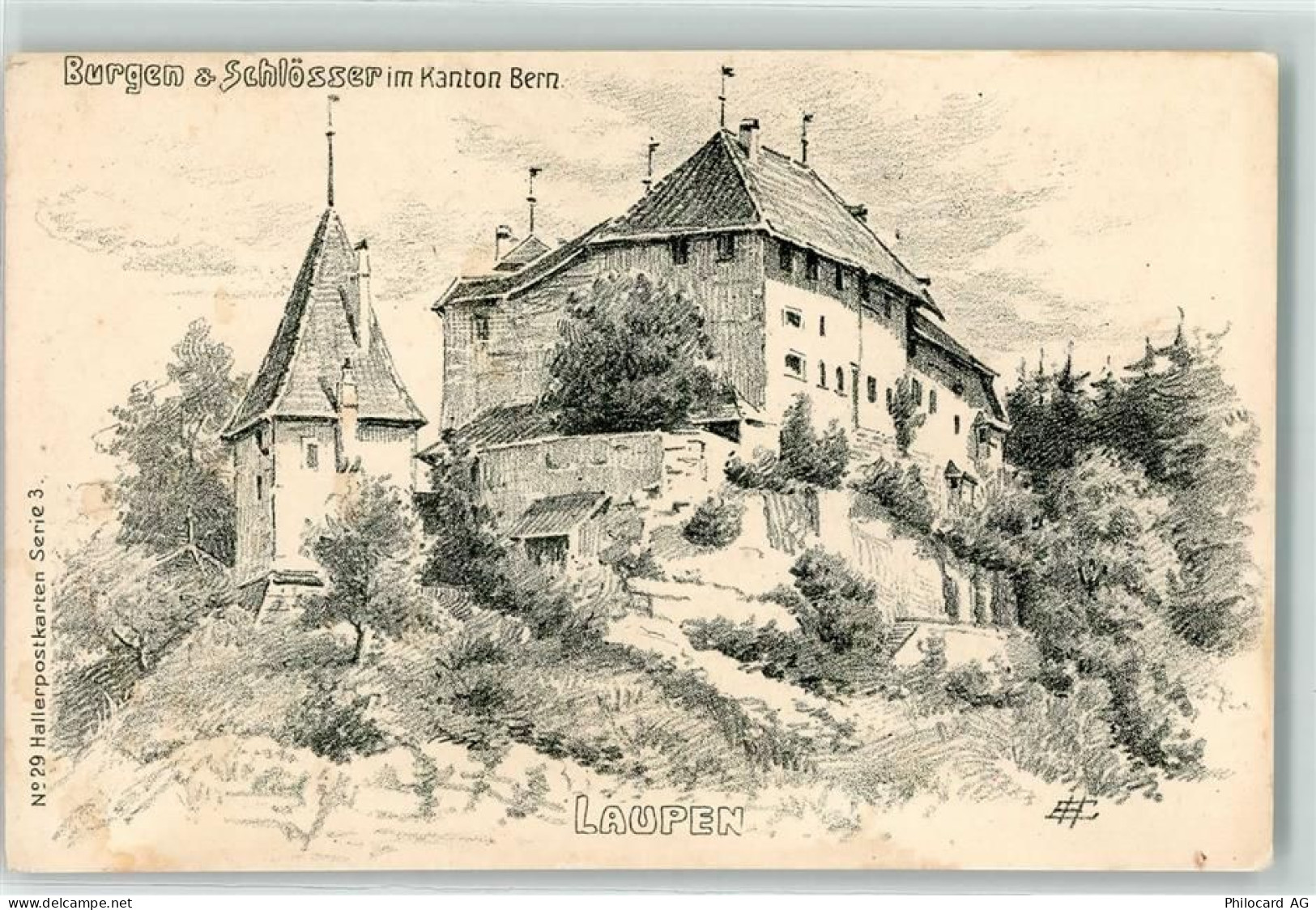 3177 Laupen BE - Schloss sign. - 10611646