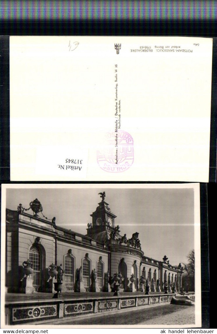 317845,Potsdam Sanssouci Bildergalerie Statuen