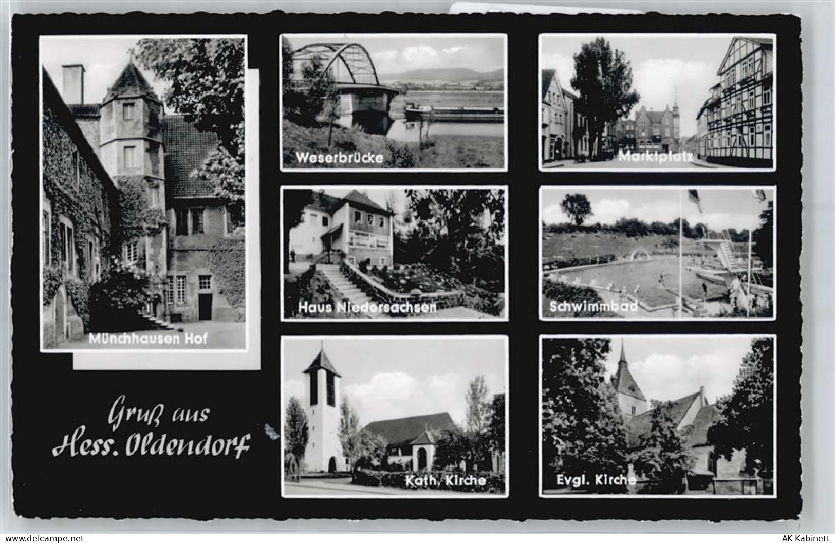 31840 W3253 Hessisch Oldendorf - Marktplatz , Kirchen - 51053092