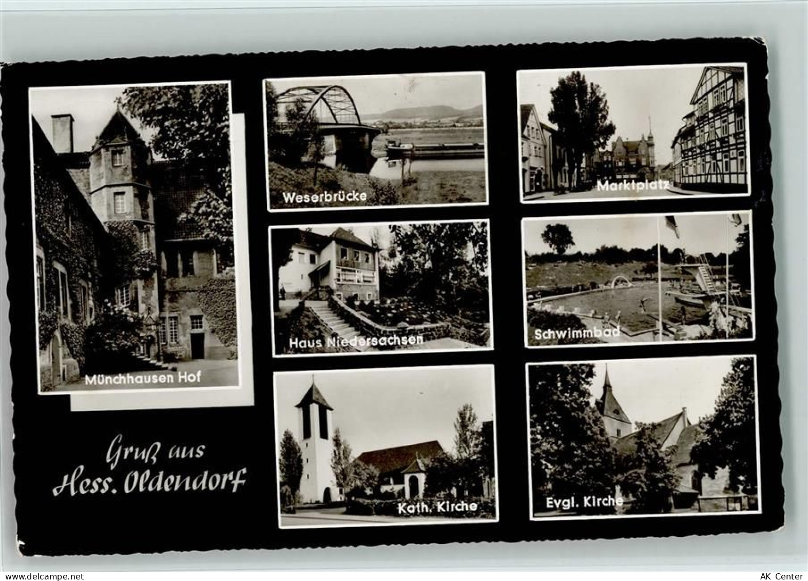 31840 W3253 Hessisch Oldendorf - Münchhausen Hof Weserbrücke Haus Nieder... - 11023401