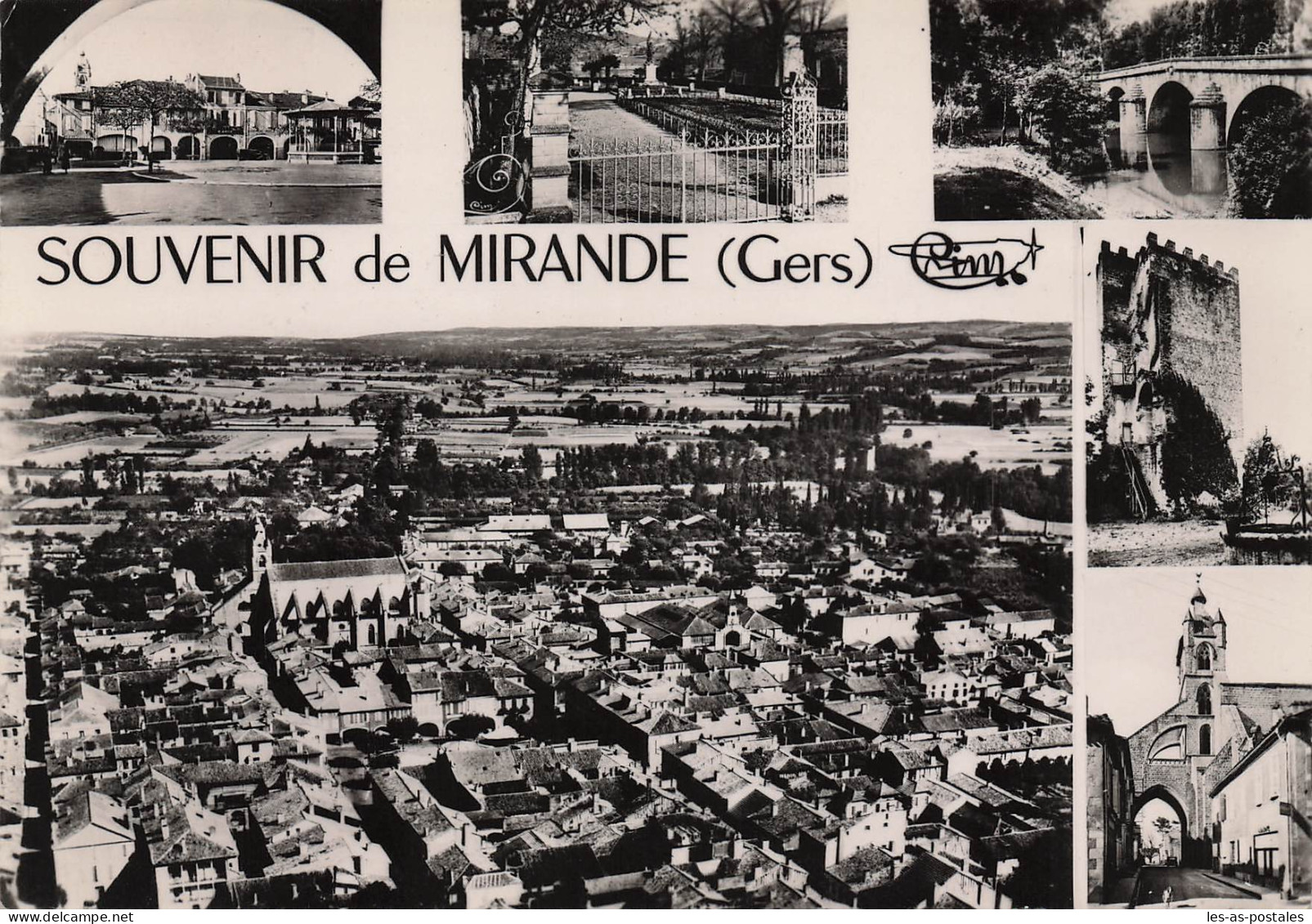 32 MIRANDE VUE AERIENNE DE MIRANDE