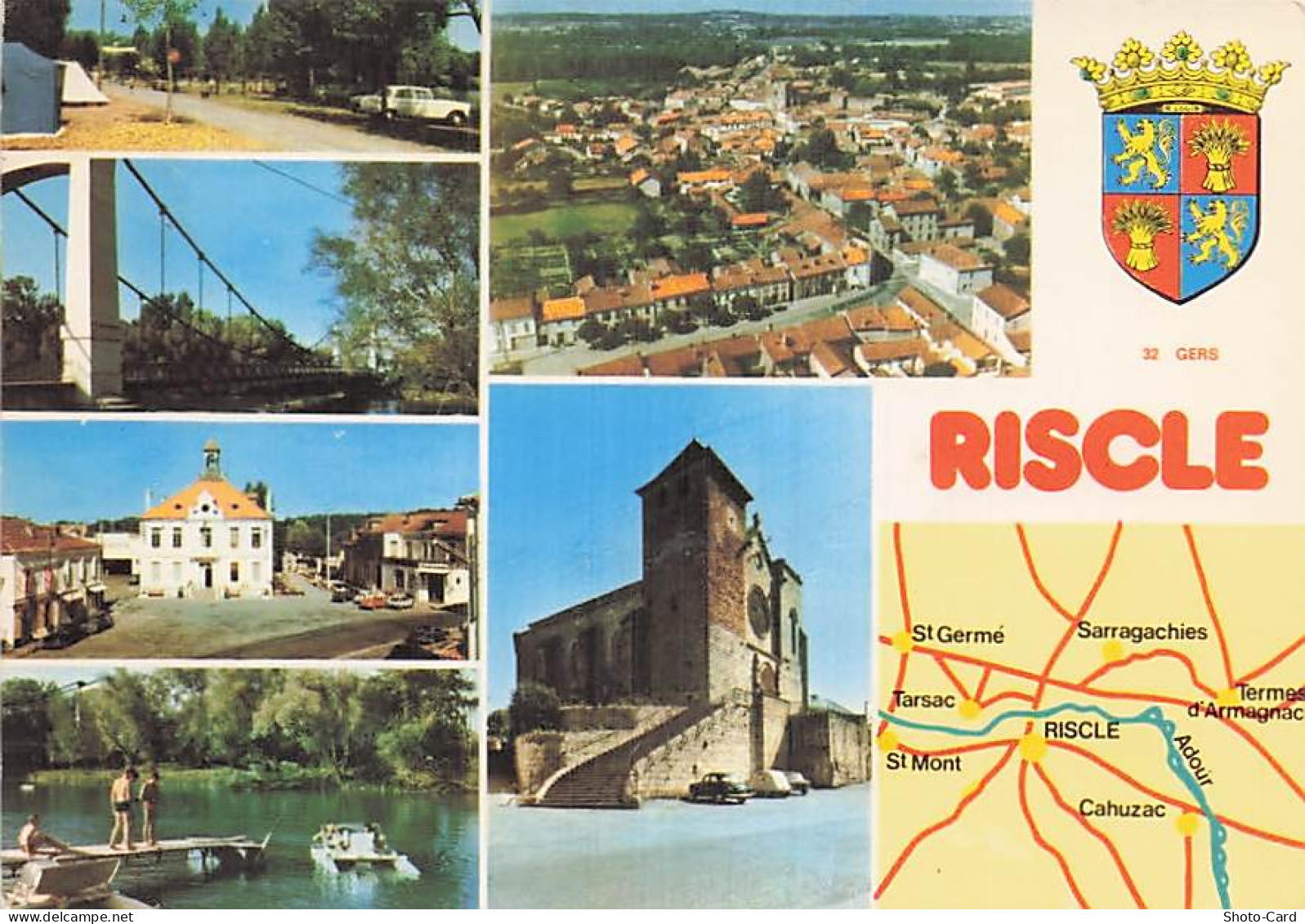 32 RISCLE VUE AERIENNE DE RISCLE