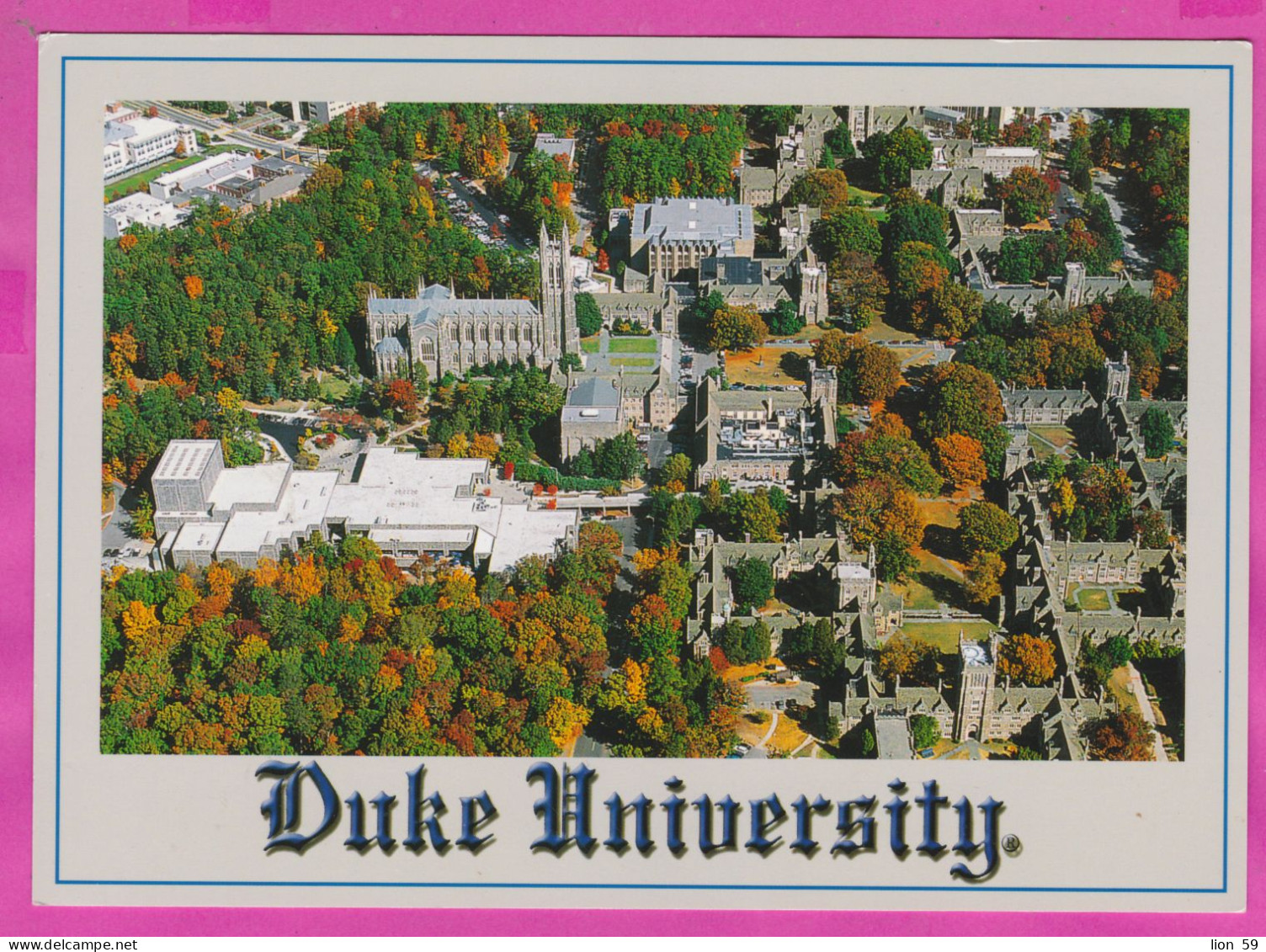 321355 / United States > NC - North Carolina > Durham - Aerial View West Campus - DUKE UNIVERSITY 17.8x12.7 cm. PC