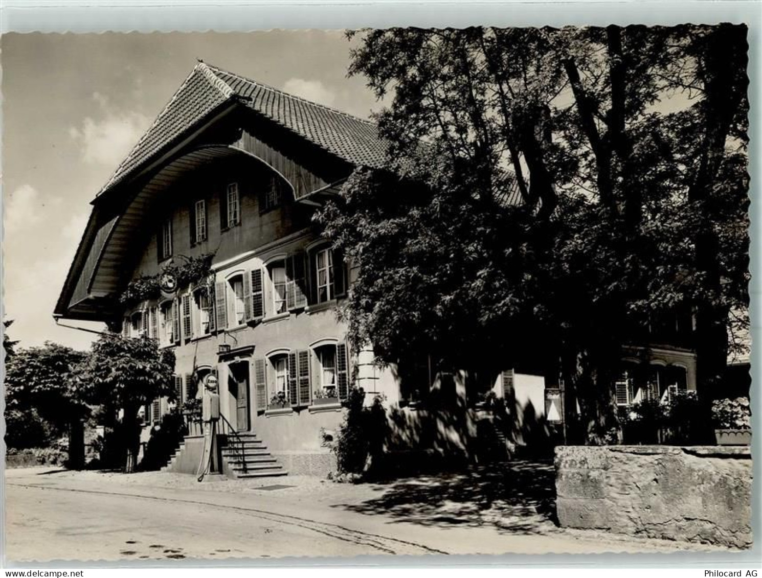3215 Gempenach Buchillon Foto AK Gasthaus Gempenach Mäder-Notz - 13232552